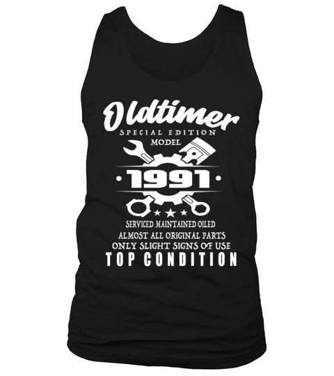 Vintage Special Edition Model 1991 Birthday Tank Top Unisex