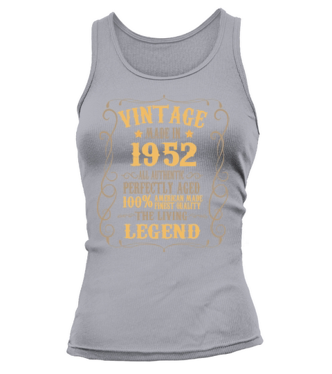 1952 vintage vintage retro birthday gift Tank top Woman