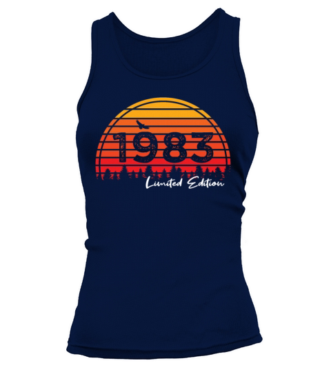 40th birthday vintage 1983 limited edition Tank top Woman