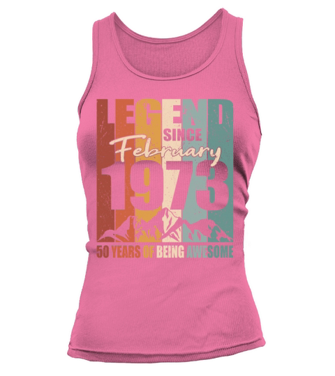 50th birthday vintage 1973 legend since 1973 Tank top Woman