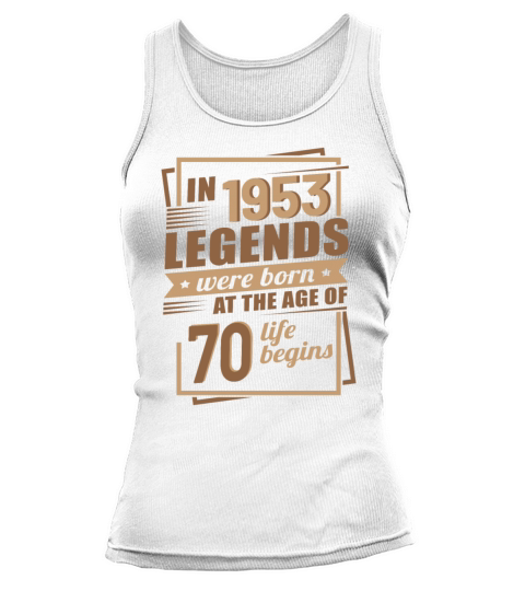 70th Birthday Gift Ideas Vintage 1953 Sayings Tank top Woman