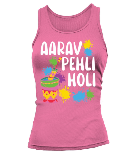 Aarav Pehli Holi Hinduism Buddhist Holi Festival Tank top Woman
