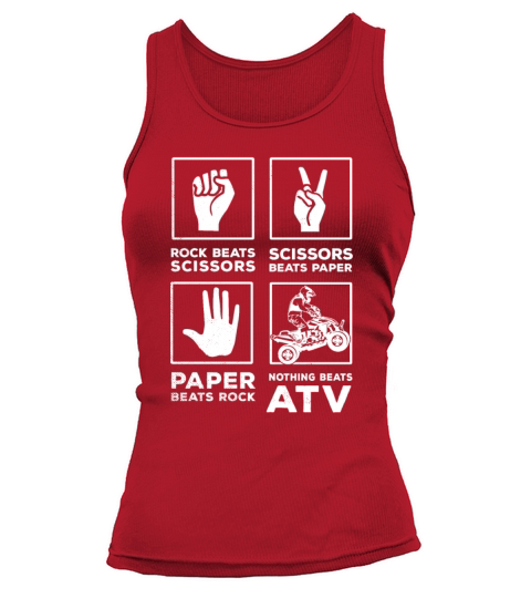 all terrain vehicles nothing beats funny theme gra Tank top Woman