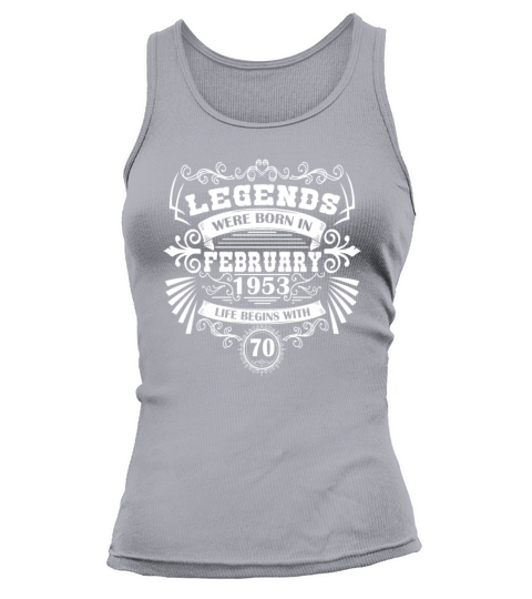 Birthday Vintage February 1953 Retro Tank top Woman