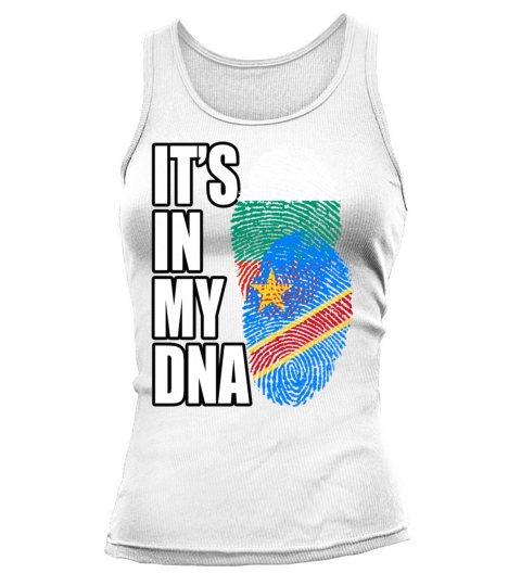 Bulgarian And Congolese Mix Heritage DNA Flag Tank top Woman