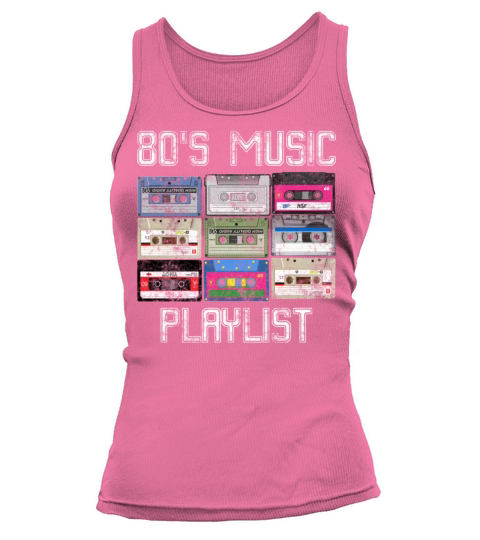 Cassette 80s Music Playlist Grunge Tank top Woman