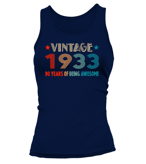 Classic Vintage 1933 - 90 Years Old Birthday Tank top Woman
