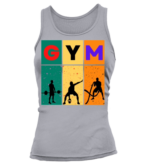 Colorful Modern Gym Sports T shirt Tank top Woman