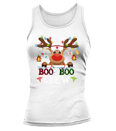 Funny Christmas 2022 Boo Boo Crew Nursing Squad Wo Tank top Woman