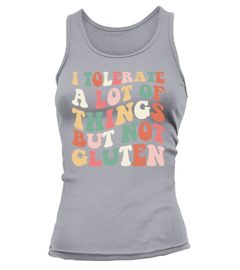 Funny Gluten Free Design Food Cool Gluten Tank top Woman