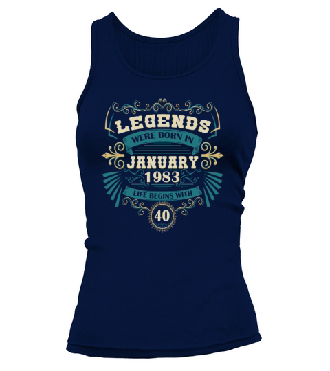 january 1983 birthday vintage Tank top Woman