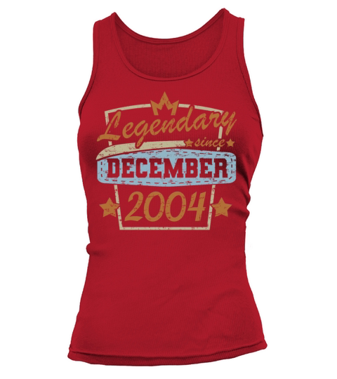 Legendary since December 2004 Retro Sayings Tank top Woman