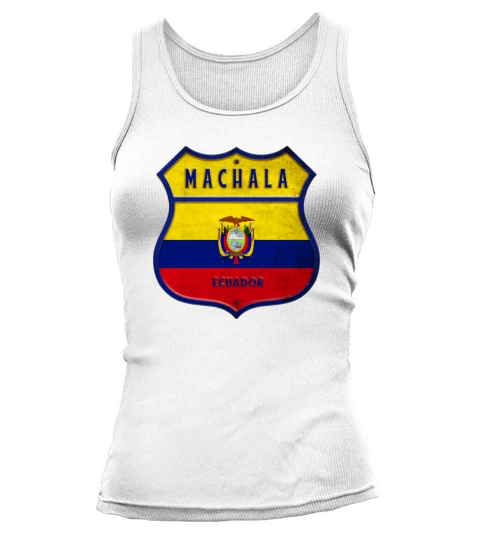 Machala Ecuador coat of arms flag design Tank top Woman