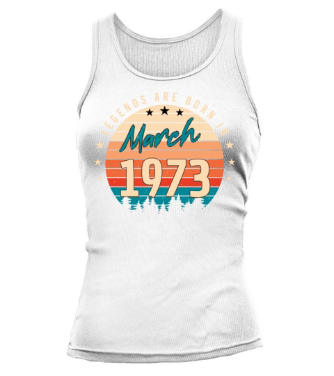 March 1973 Legend Vintage Tank top Woman