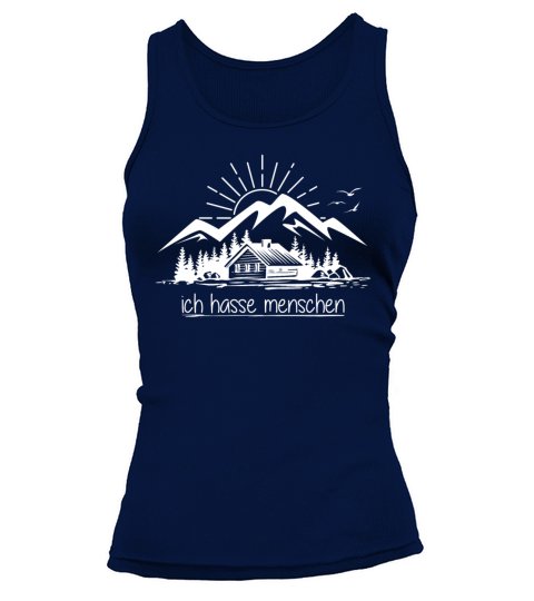 Mountain cottage cabin mountains saying quote Tank top Woman