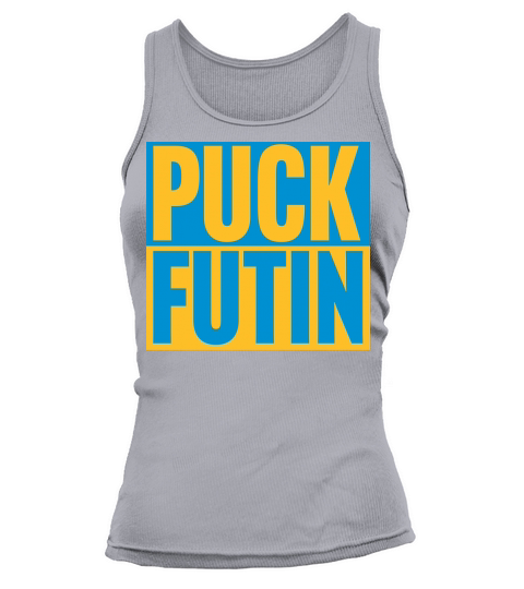 puck futin logo design Tank top Woman