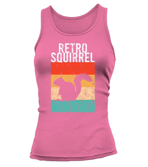 squirrel retro Tank top Woman