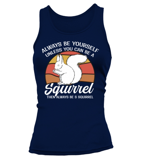 Vintage Squirrel mom-gifts sunset Sciuridae Tank top Woman