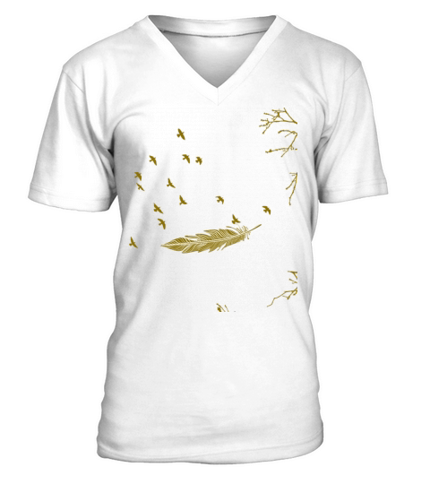 Birds t shirt design V-Neck T-shirt