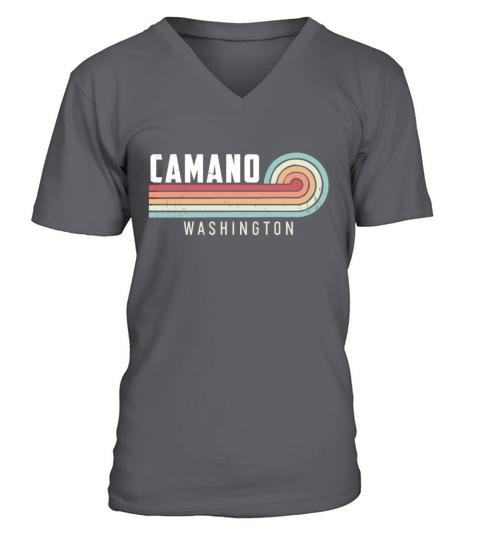 Camano National Park Vintage V-Neck T-shirt