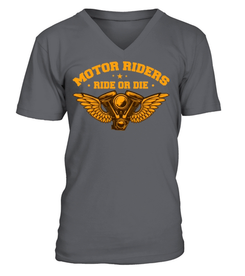 Motor Riders Motorcycle Retro Vintage Classic Gift V-Neck T-shirt