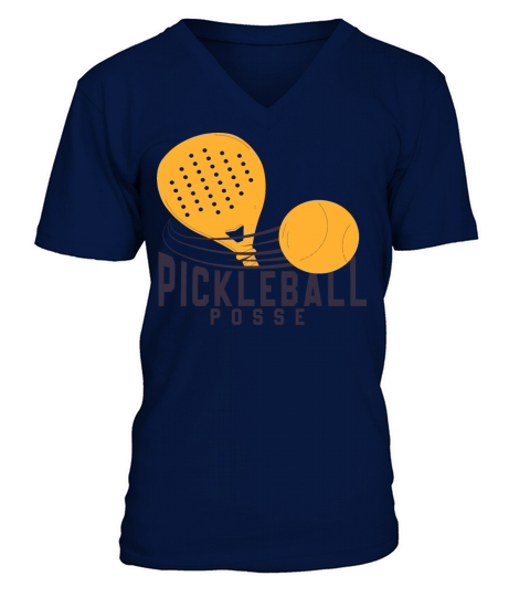 Pickleball Posse Funny Pickleball Quote V-Neck T-shirt