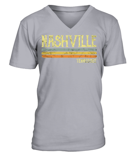 Vintage Nashville Tennessee Tn Love Souvenir V-Neck T-shirt