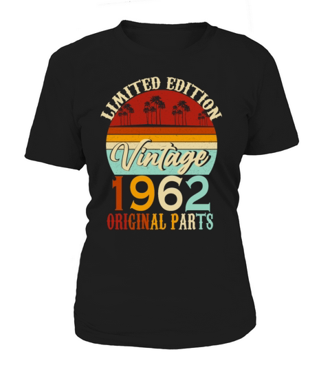 1962 Born Vintage Birthday Retro Women's T-Shirt
