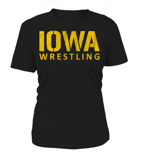 Iowa Wrestling Vintage Distressed Women's T-Shirt