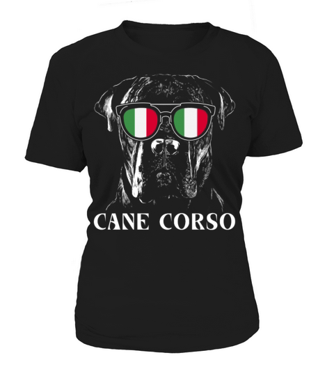 Vintage Cane Corso Dog Italy Flag Women's T-Shirt