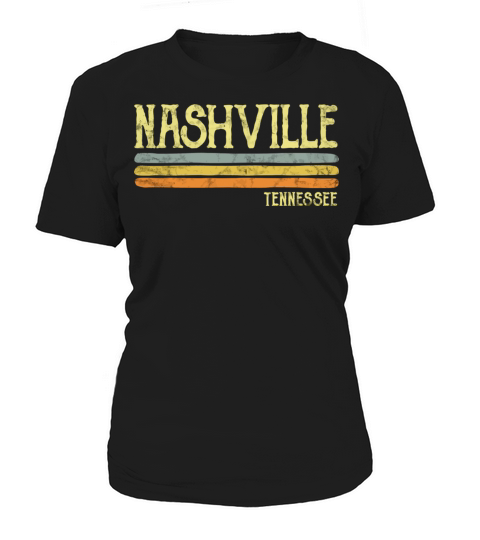 Vintage Nashville Tennessee Tn Love Souvenir Women's T-Shirt