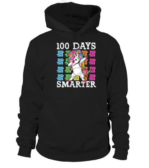 100 Days Of School Dabbing Unicorn Smarter Hoodie Unisex