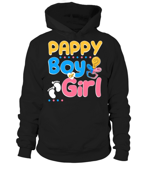 Pink or Blue Pappy Loves You Best Dad Ever Hoodie Unisex