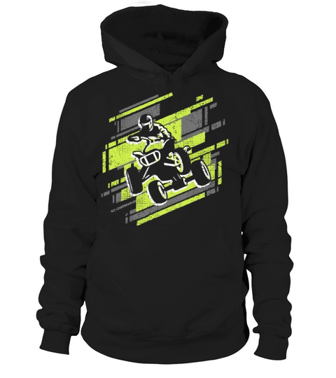 Quad Biker Offroad Vintage 4 wheeler ATV Hoodie Unisex