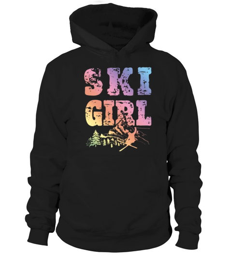 Ski Girl Hoodie Unisex