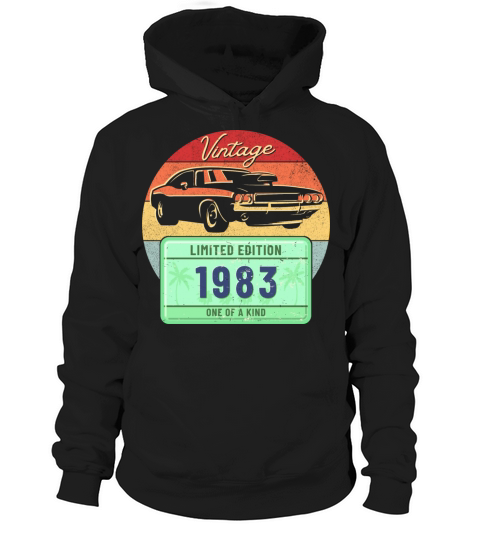 Vintage 1983 Hoodie Unisex
