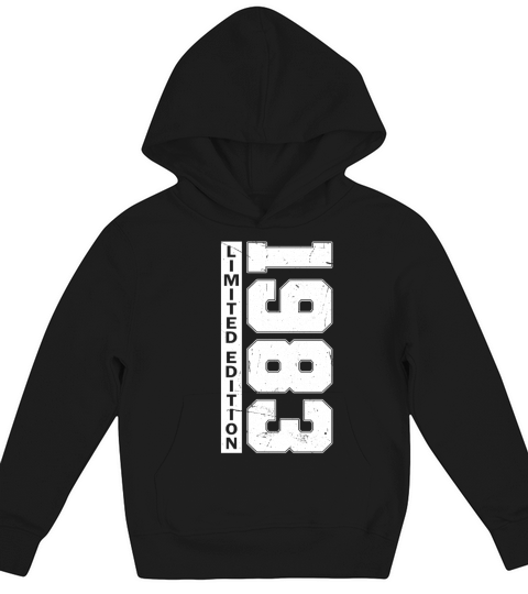 40th birthday vintage 1983 limited edition Kids Hoodie