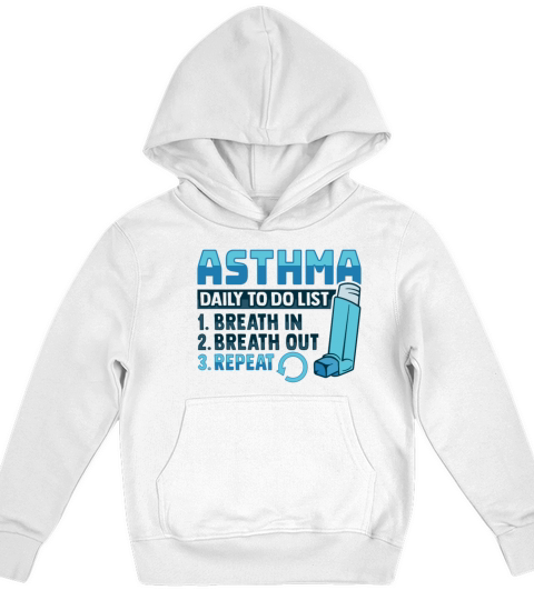 Albuterol Asthma Inhaler Design for an Asthmatic Kids Hoodie