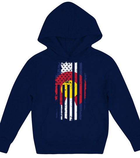 Colorado Vintage State Flag Kids Hoodie