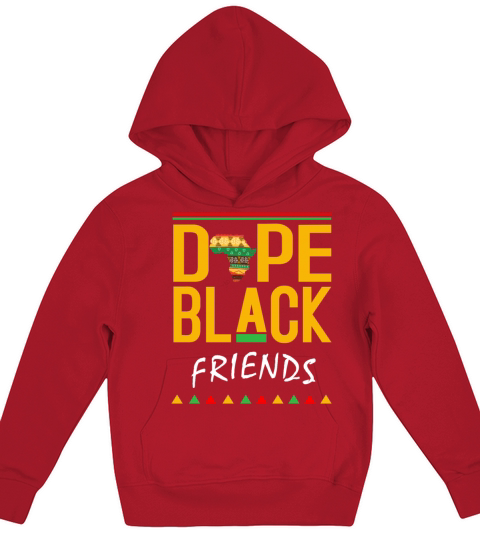 Dope Black friends Kids Hoodie