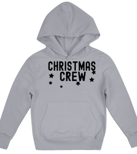 Funny Christmas Crew Grunge Matching Pajama Group Kids Hoodie