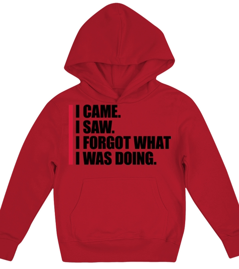 I came saw forget Kids Hoodie