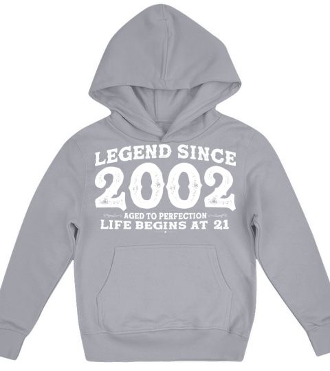 Legend Since 2002 21 Year of Perfection - 21st Kids Hoodie