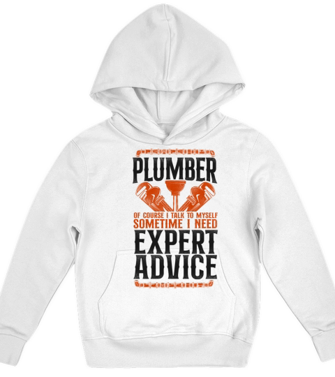 Plumbing Plumber Vintage Plumber Kids Hoodie