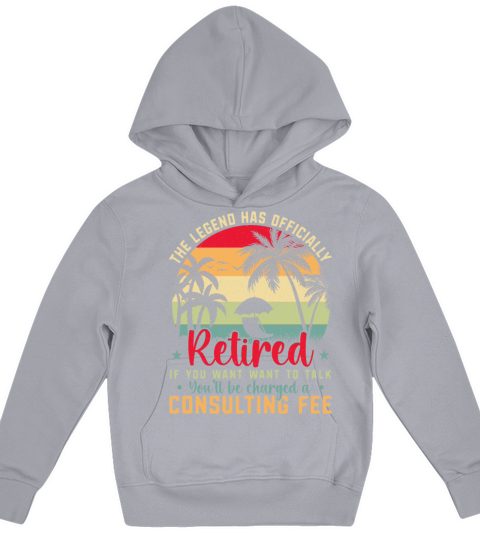 The Legend Has Officially Retired Kids Hoodie
