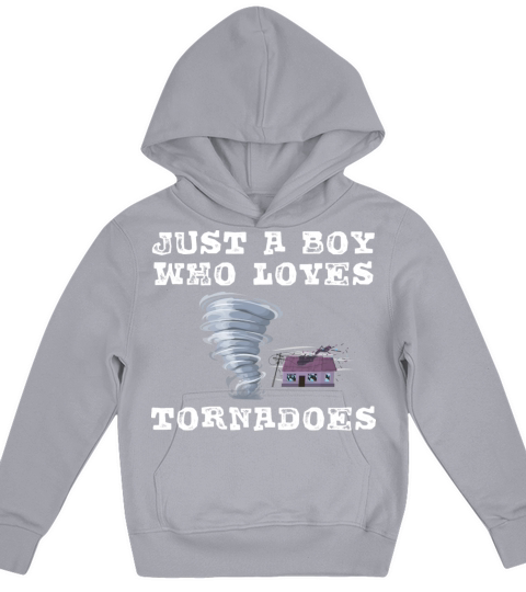 Tornado Tee For Boys Kids Hurricane Weather Chaser Kids Hoodie