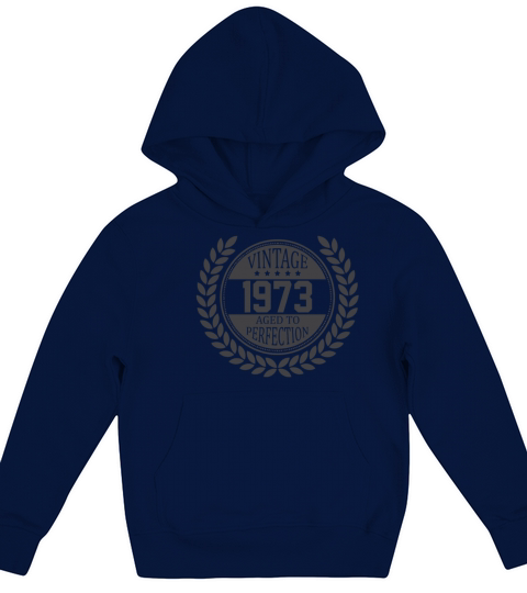 Vintage 1973 Aged To Perfection Kids Hoodie