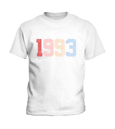 30 Years Vintage 1993 Retro 30th Birthday Kids T-Shirt