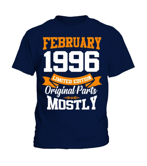February 1996 Vintage Birthday Present Kids T-Shirt