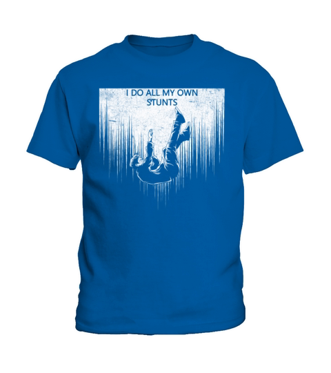 I Do My Own Stunts Get Well Gift Injury Leg Kids T-Shirt